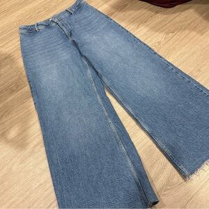 Mango Light Blue Flare Jeans